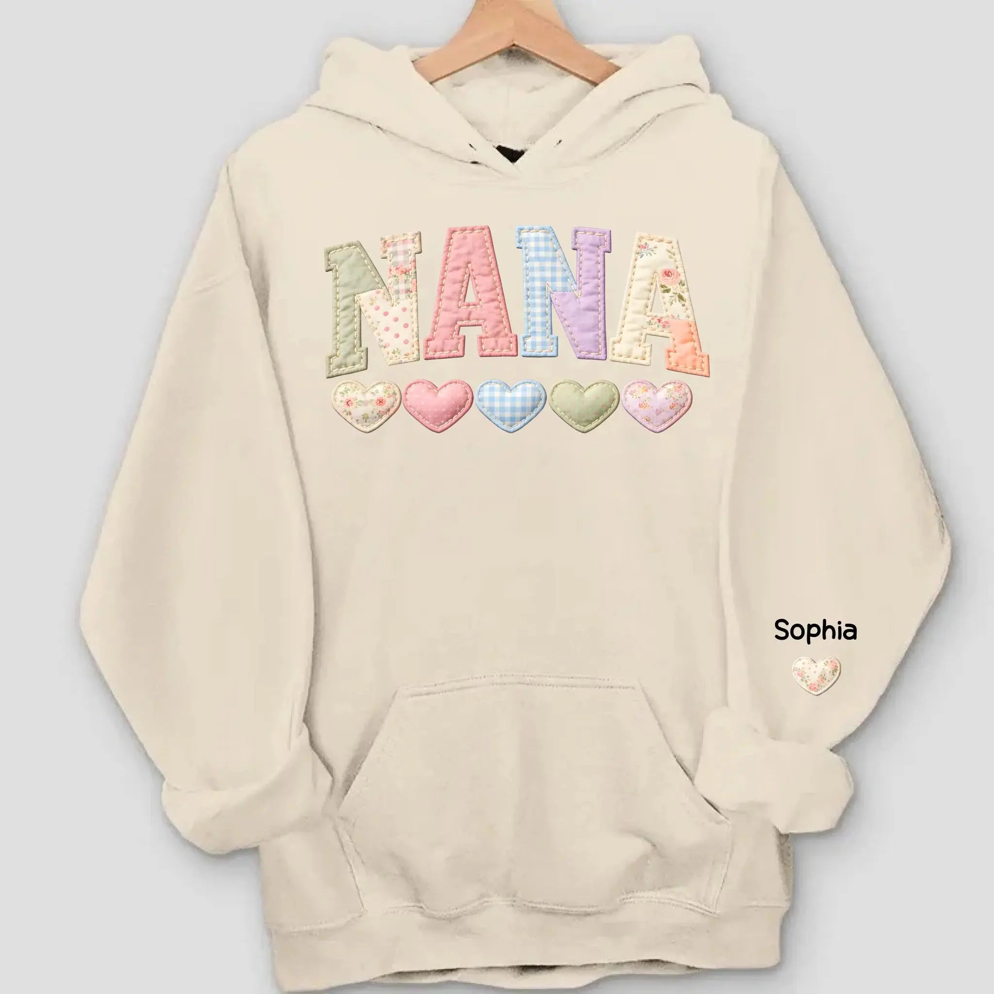 Custom Grandma Shirt with Grandkids Names Gift Duconspace