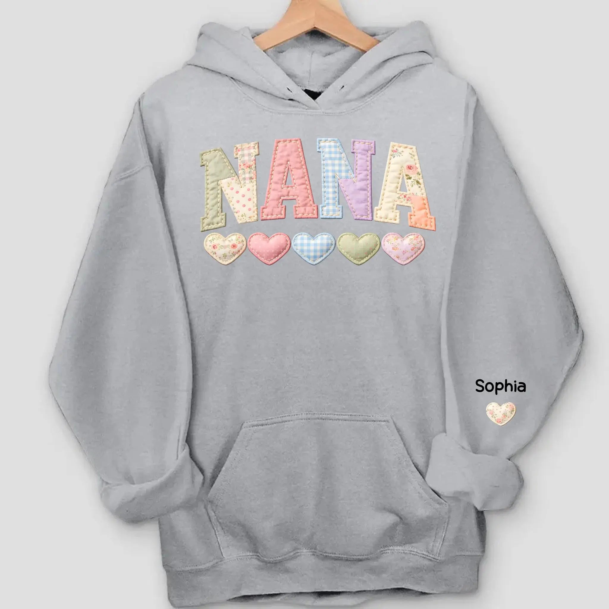 Custom Grandma Shirt with Grandkids Names Gift Duconspace