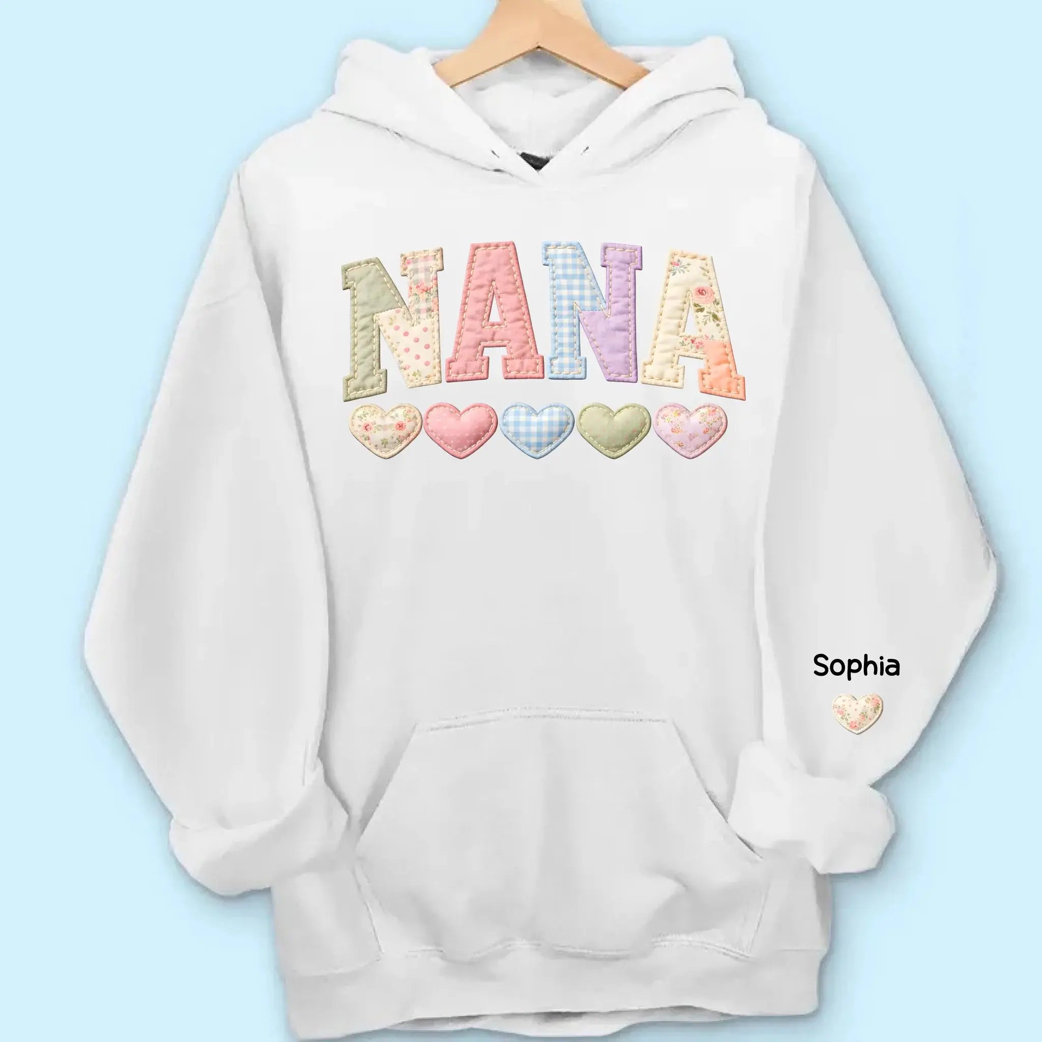 Custom Grandma Shirt with Grandkids Names Gift Duconspace