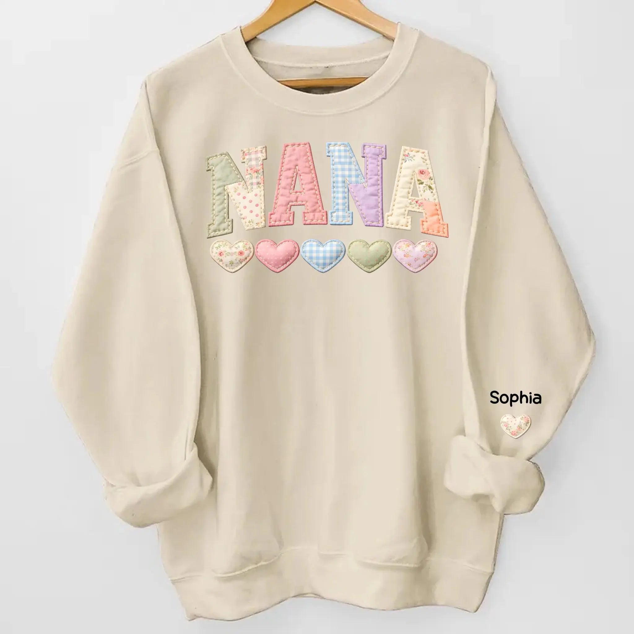 Custom Grandma Shirt with Grandkids Names Gift Duconspace