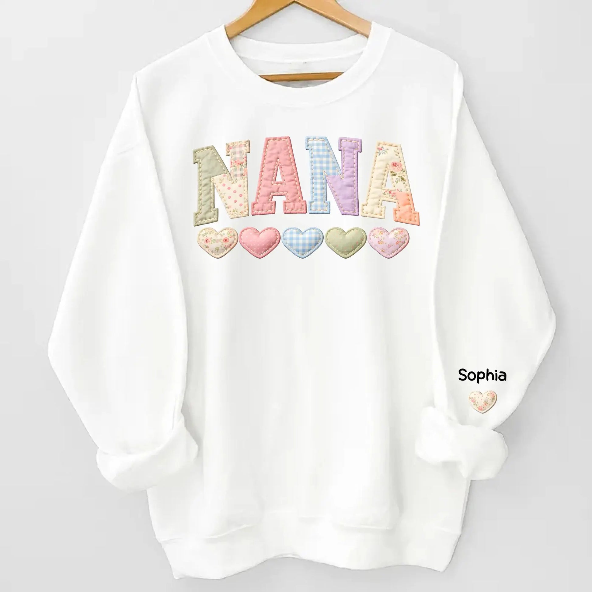 Custom Grandma Shirt with Grandkids Names Gift Duconspace