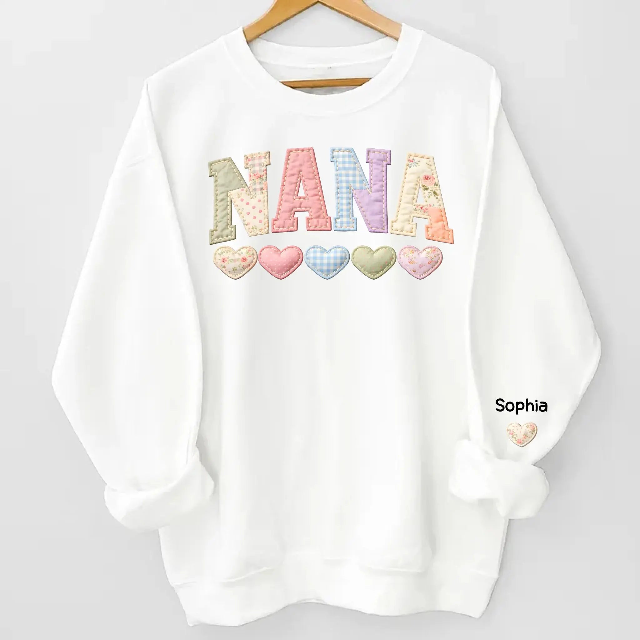 Custom Grandma Shirt with Grandkids Names Gift Duconspace