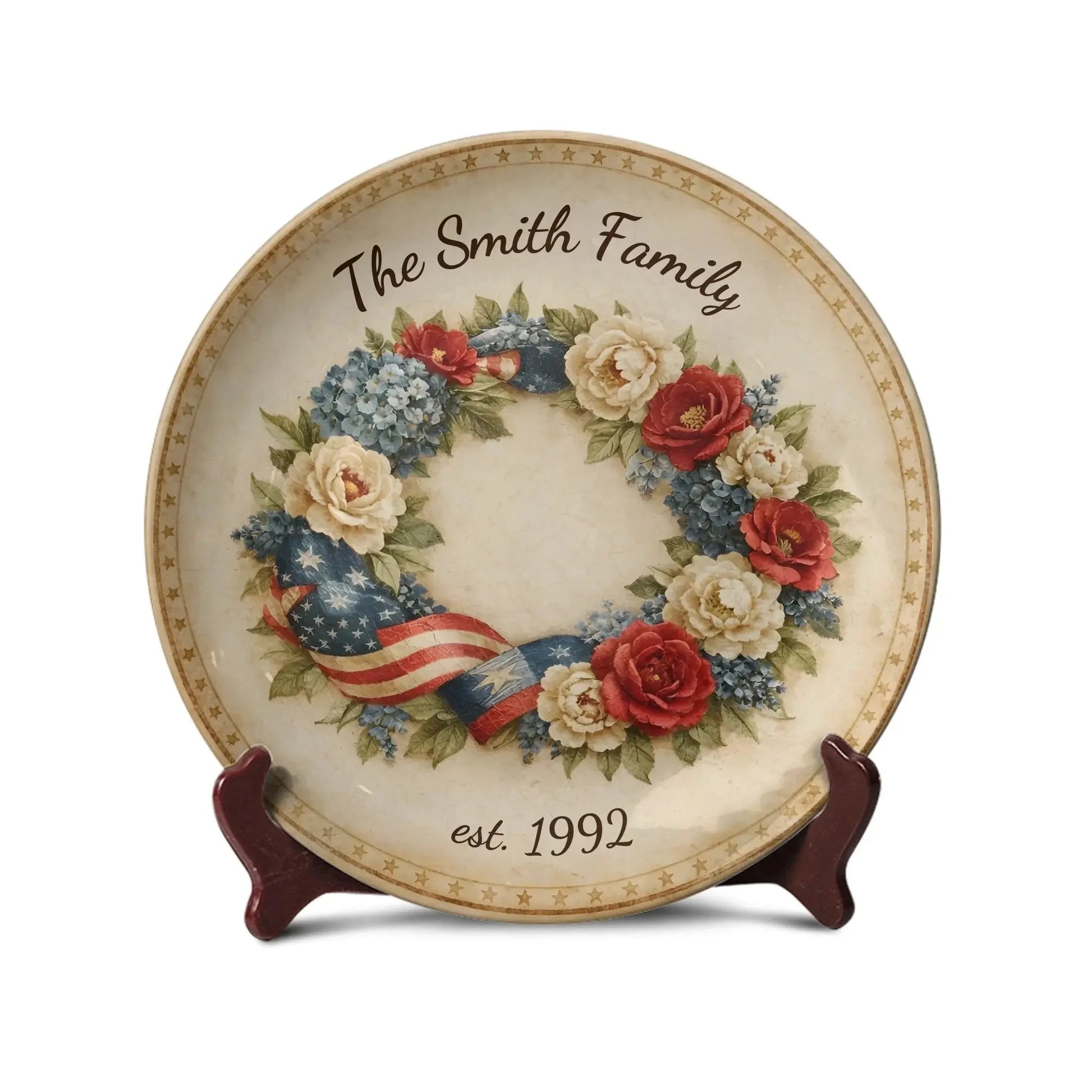 Ceramic Plate With Stand