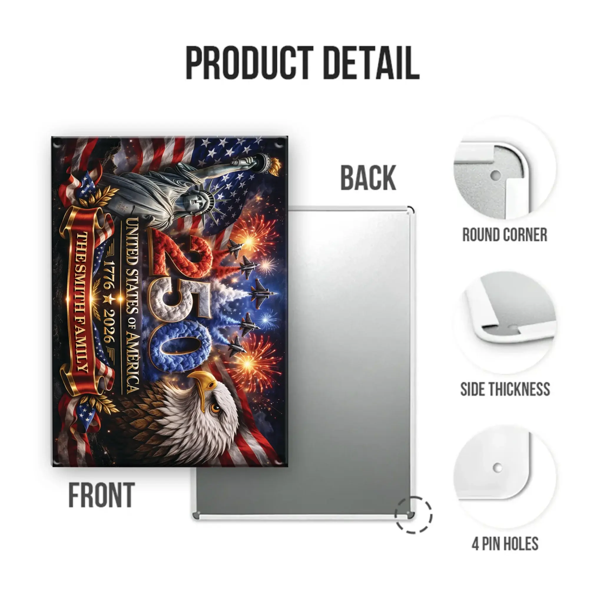 Mockup Metal Sign portrait 2