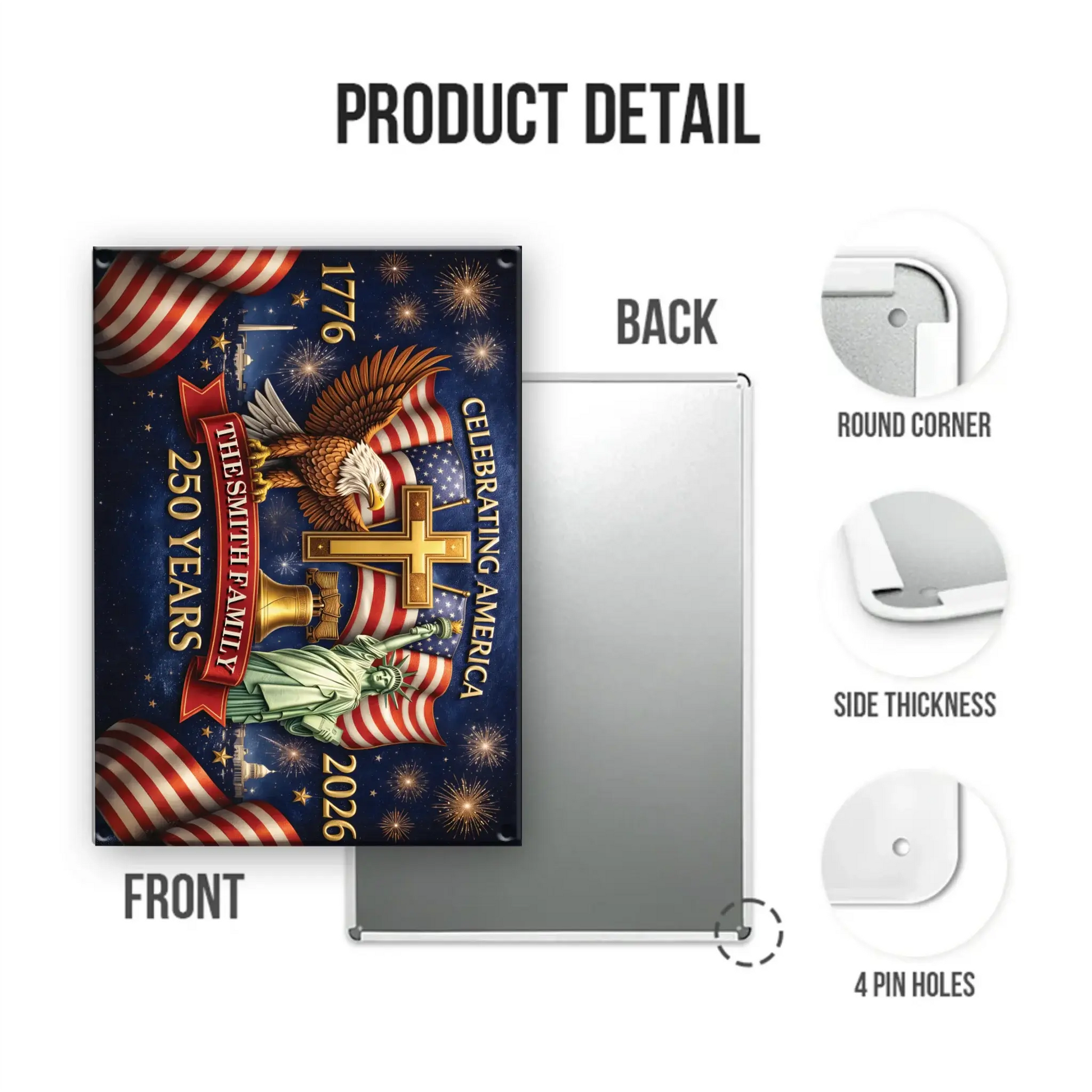 Mockup Metal Sign portrait 2