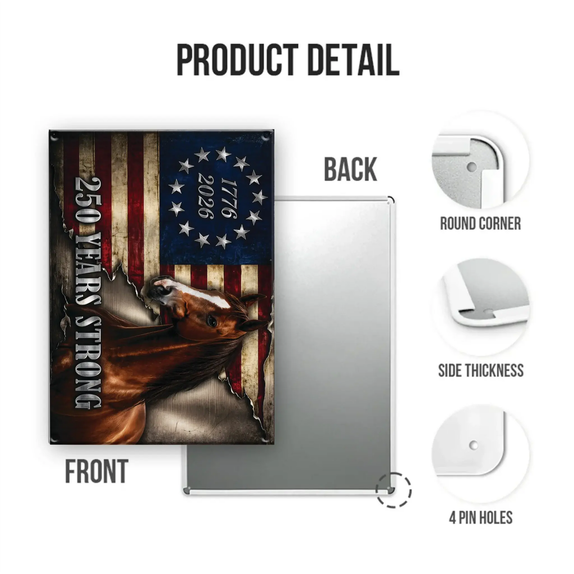 Mockup Metal Sign portrait 2