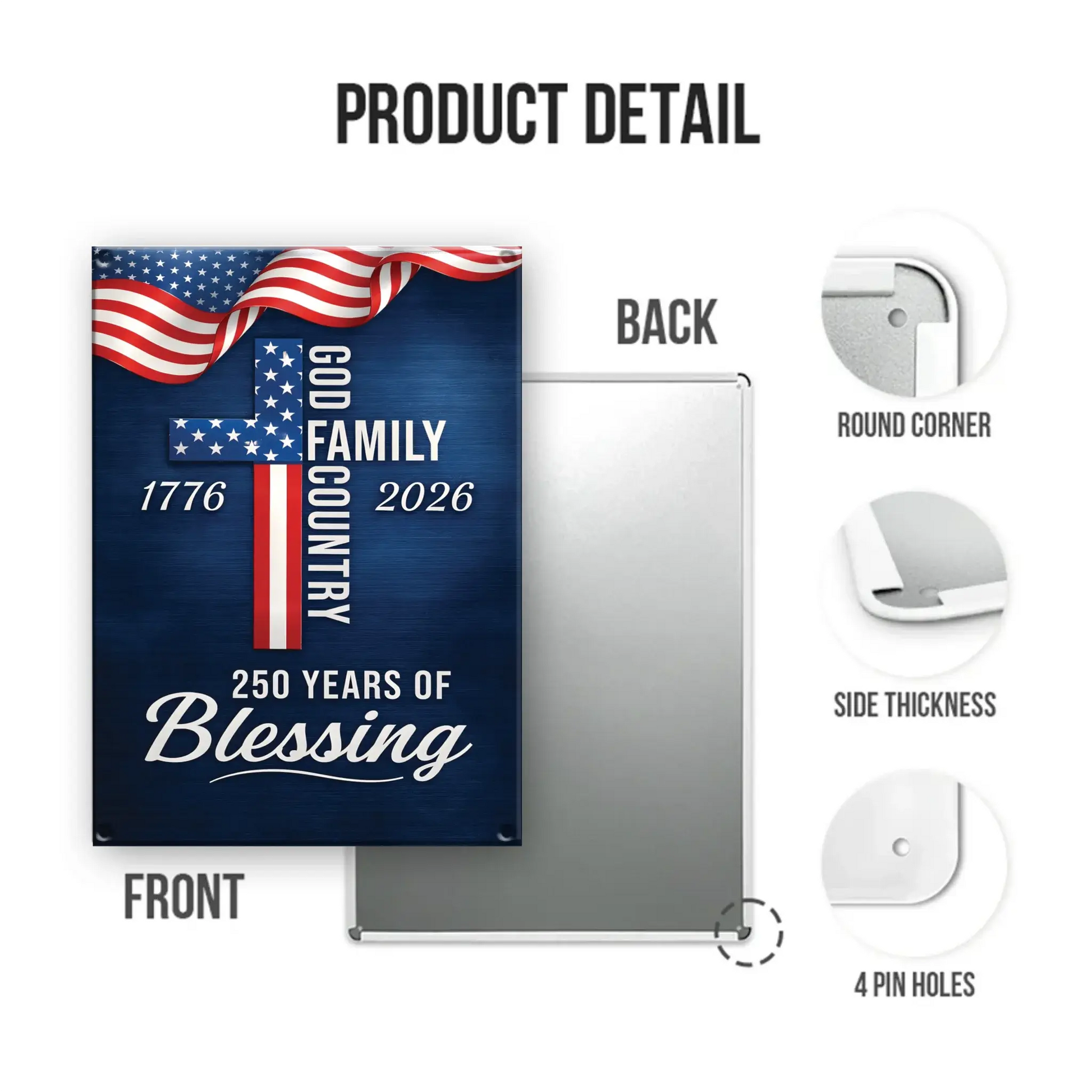 Duconspace Metal Sign Portrait Detail