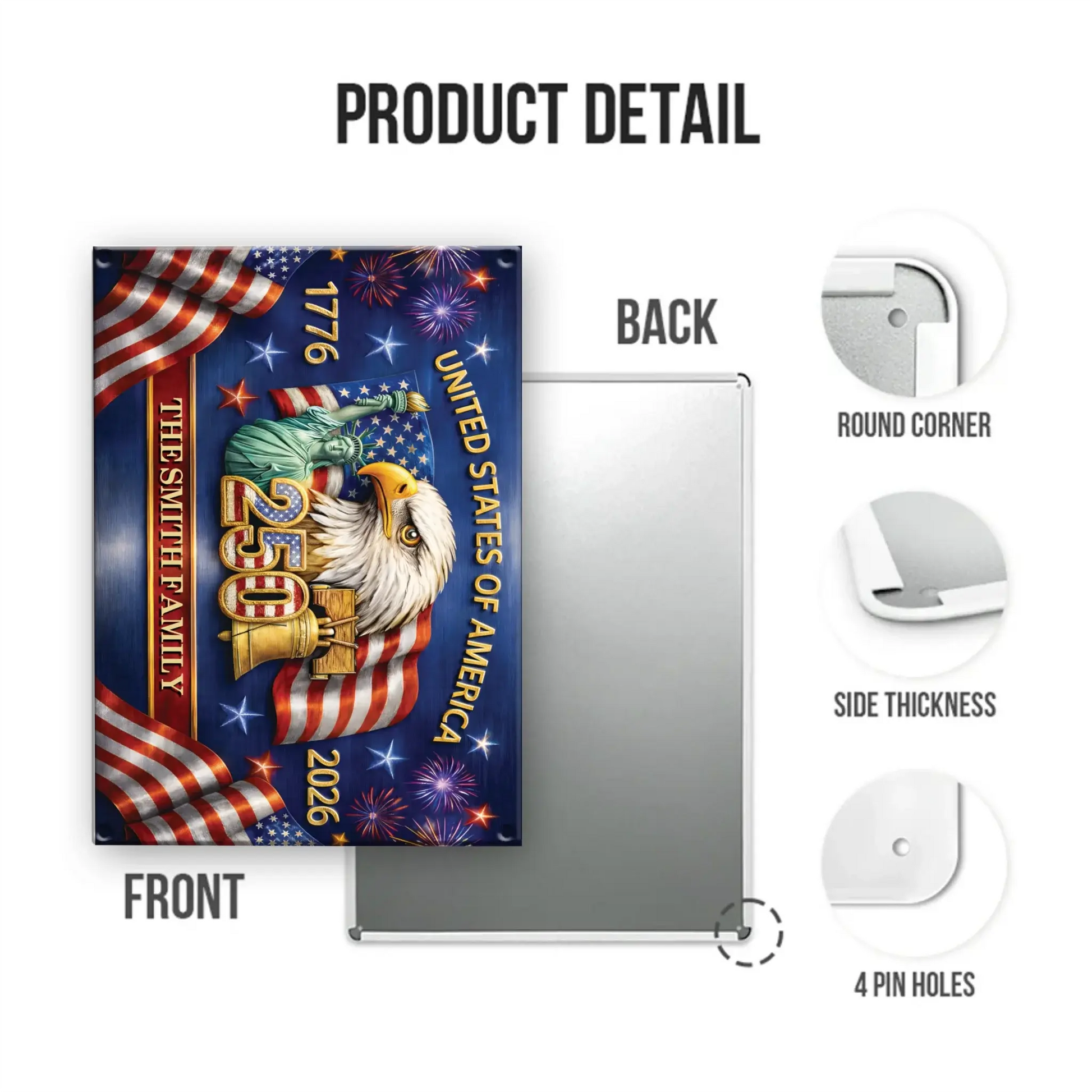 Mockup Metal Sign portrait 2