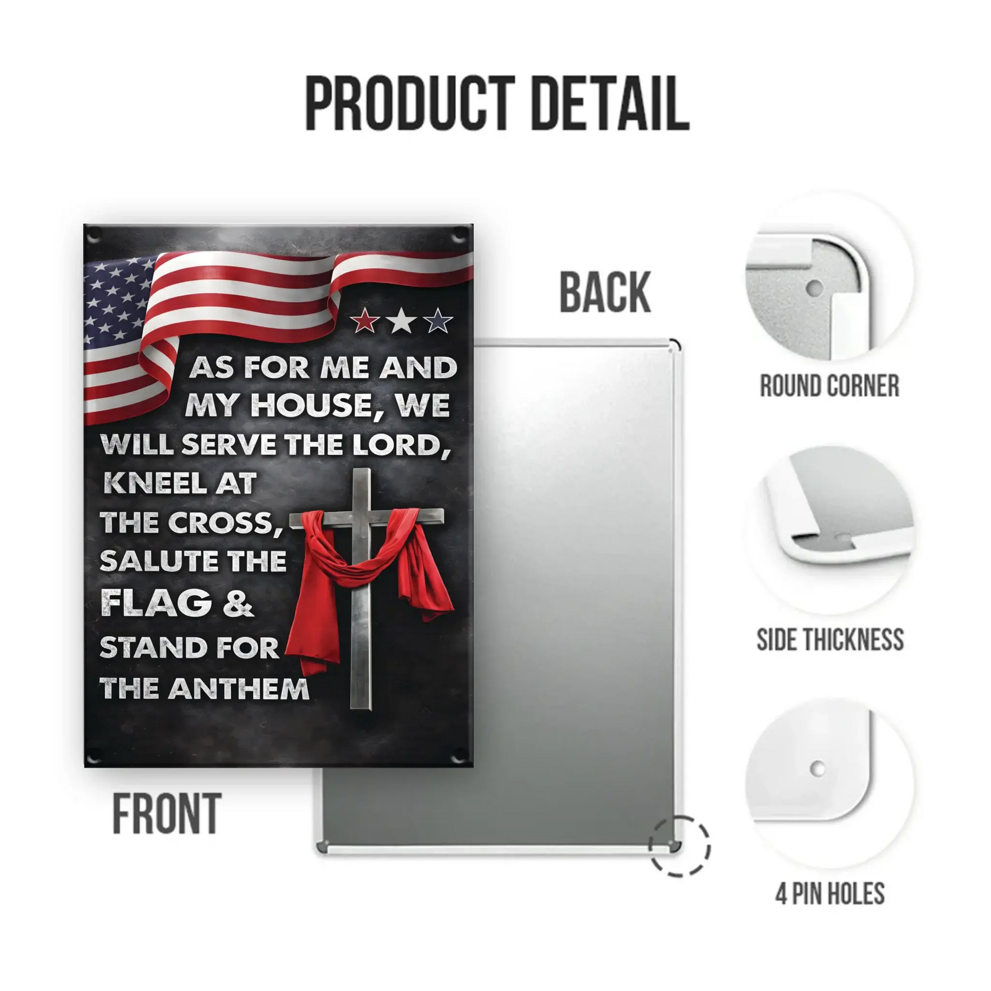 Duconspace Metal Sign Portrait Detail