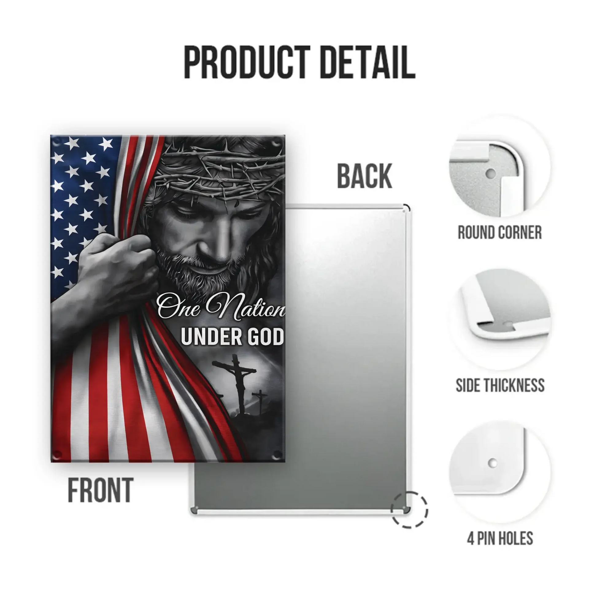 Duconspace Metal Sign Portrait Detail