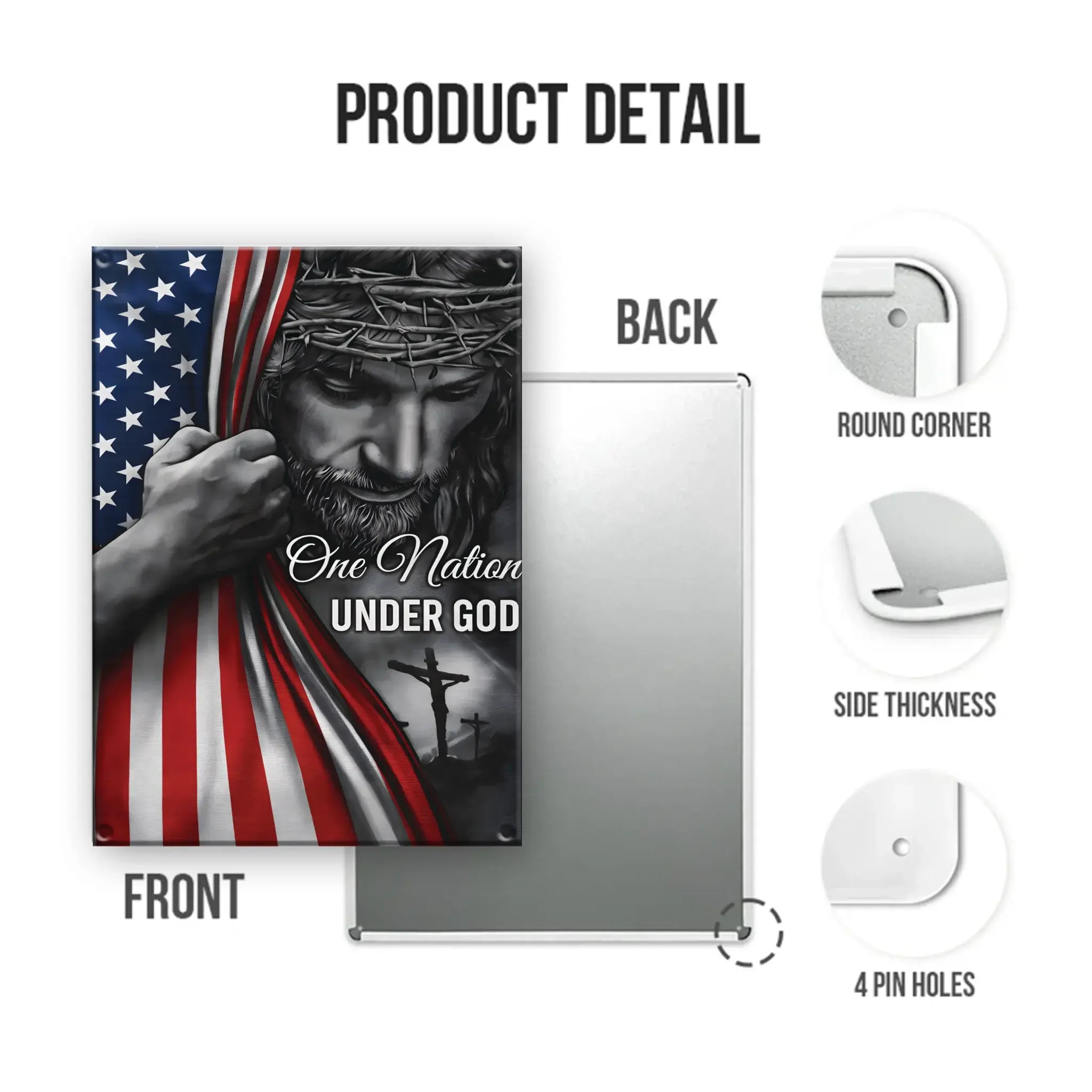 Duconspace Metal Sign Portrait Detail