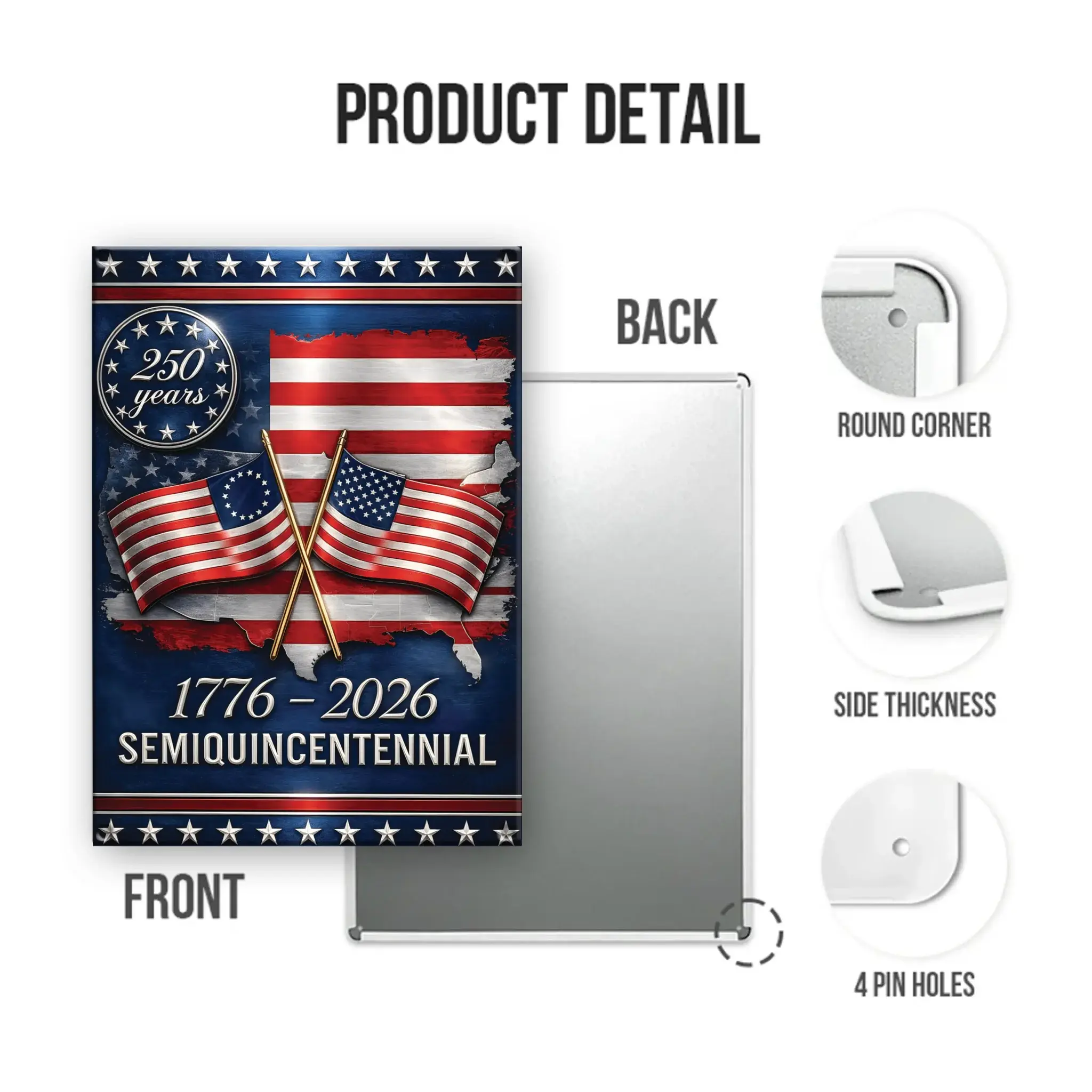 Duconspace Metal Sign Portrait Detail