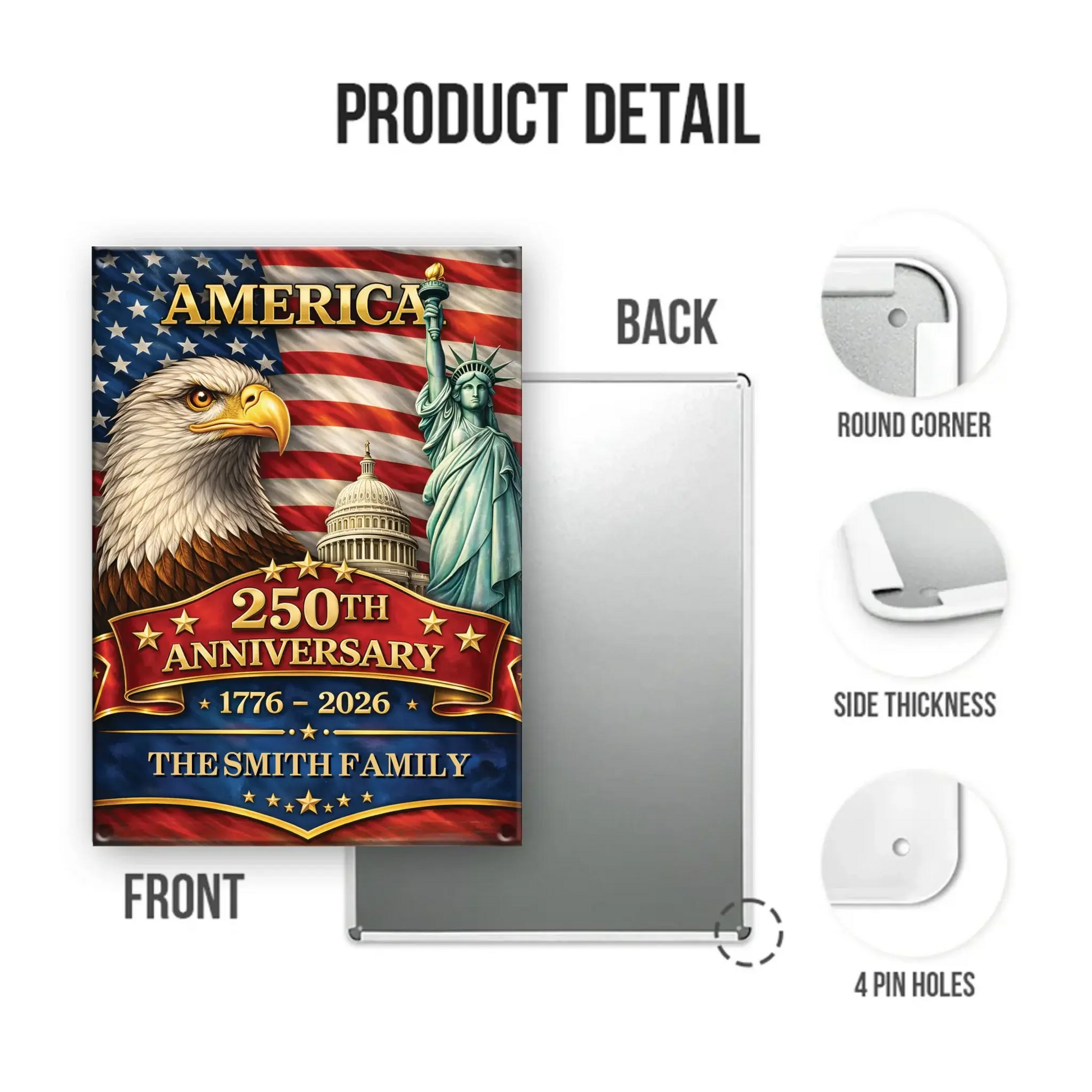 Duconspace Metal Sign Portrait Detail