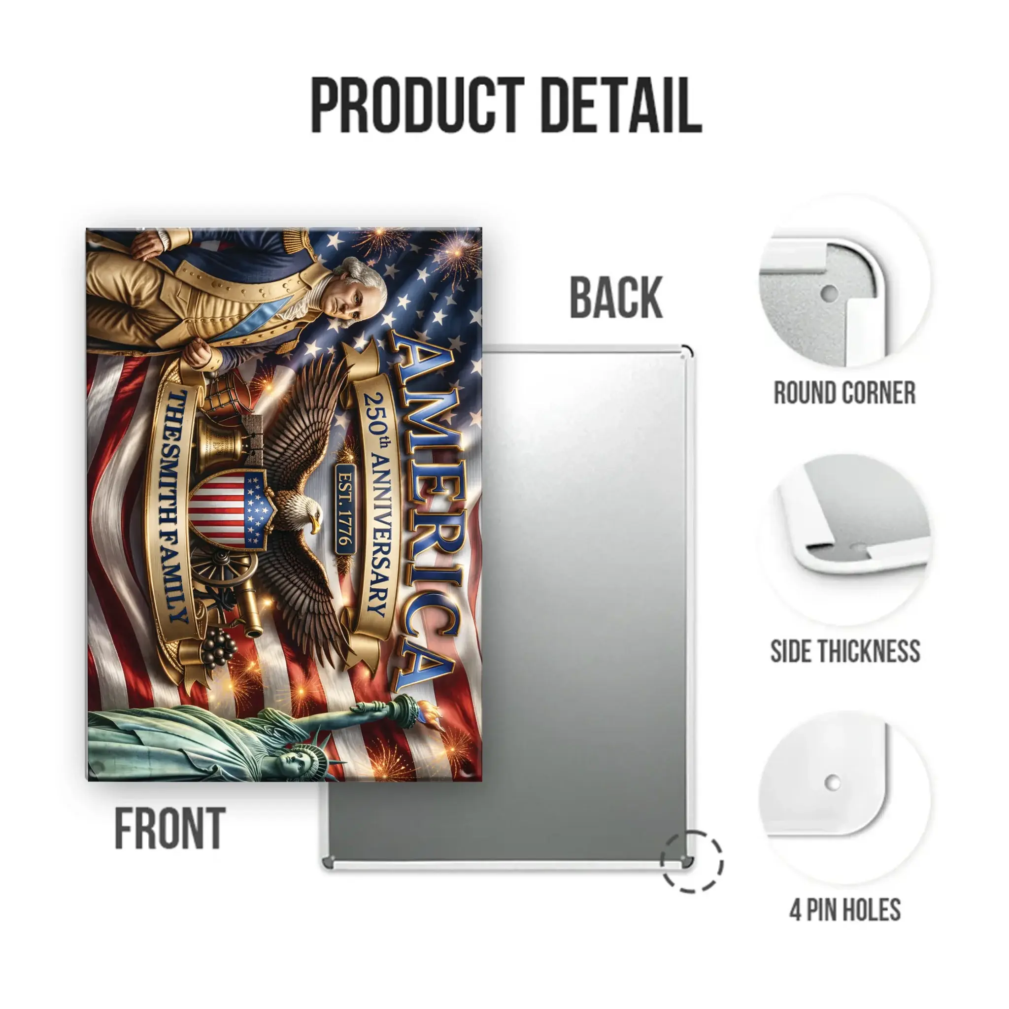Mockup Metal Sign portrait 2