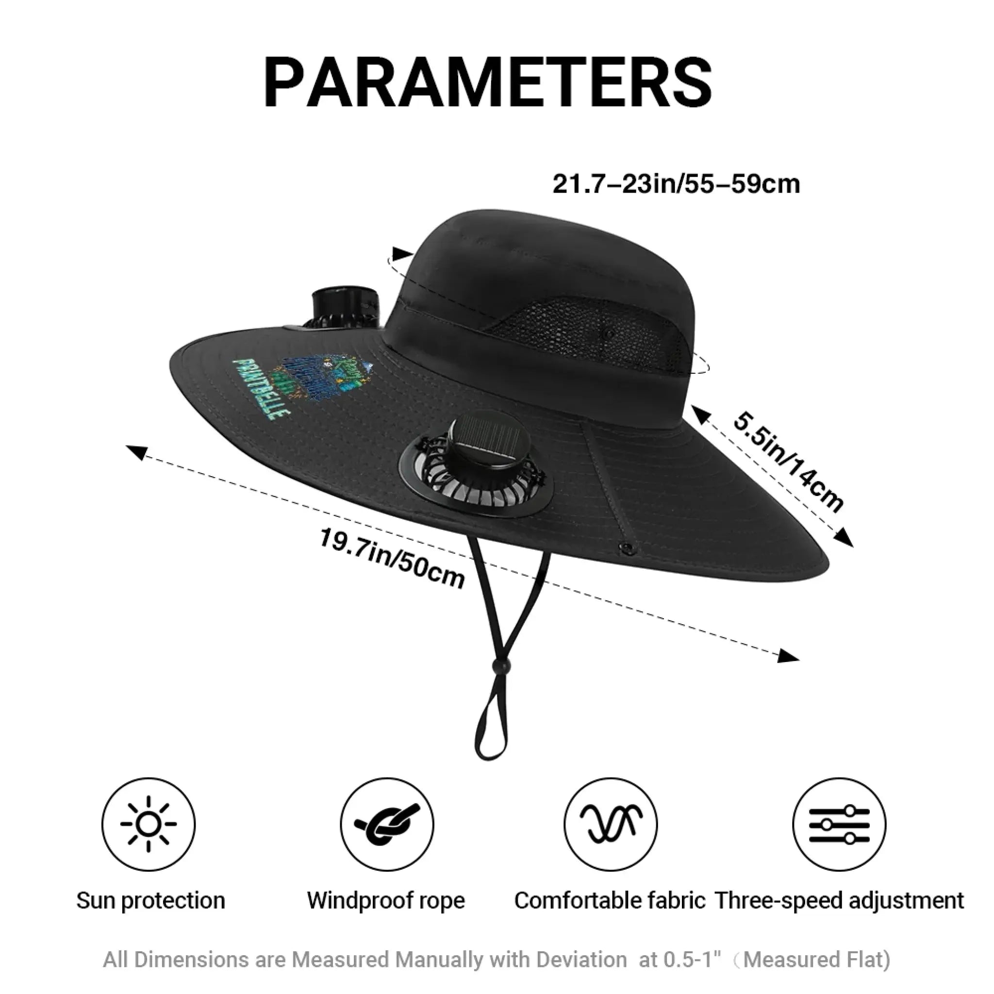 Solar Fan Hat Parameters