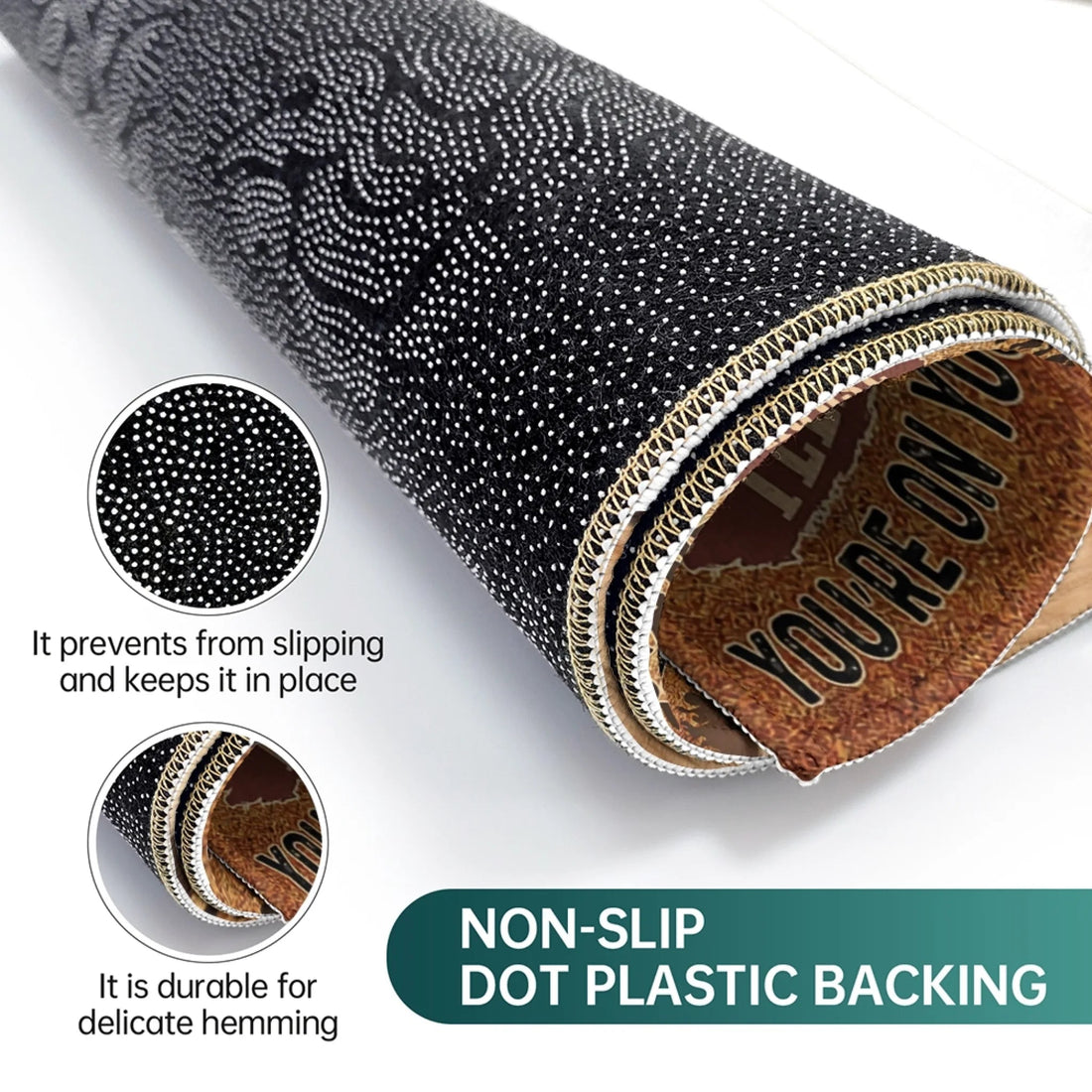 Custom Patriotic Christian Doormat Family Name Duconspace