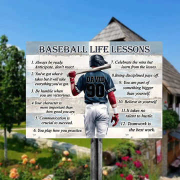 Duconspace Metal Sign Lanscape Outdoor, Metal Sign Hanging front house