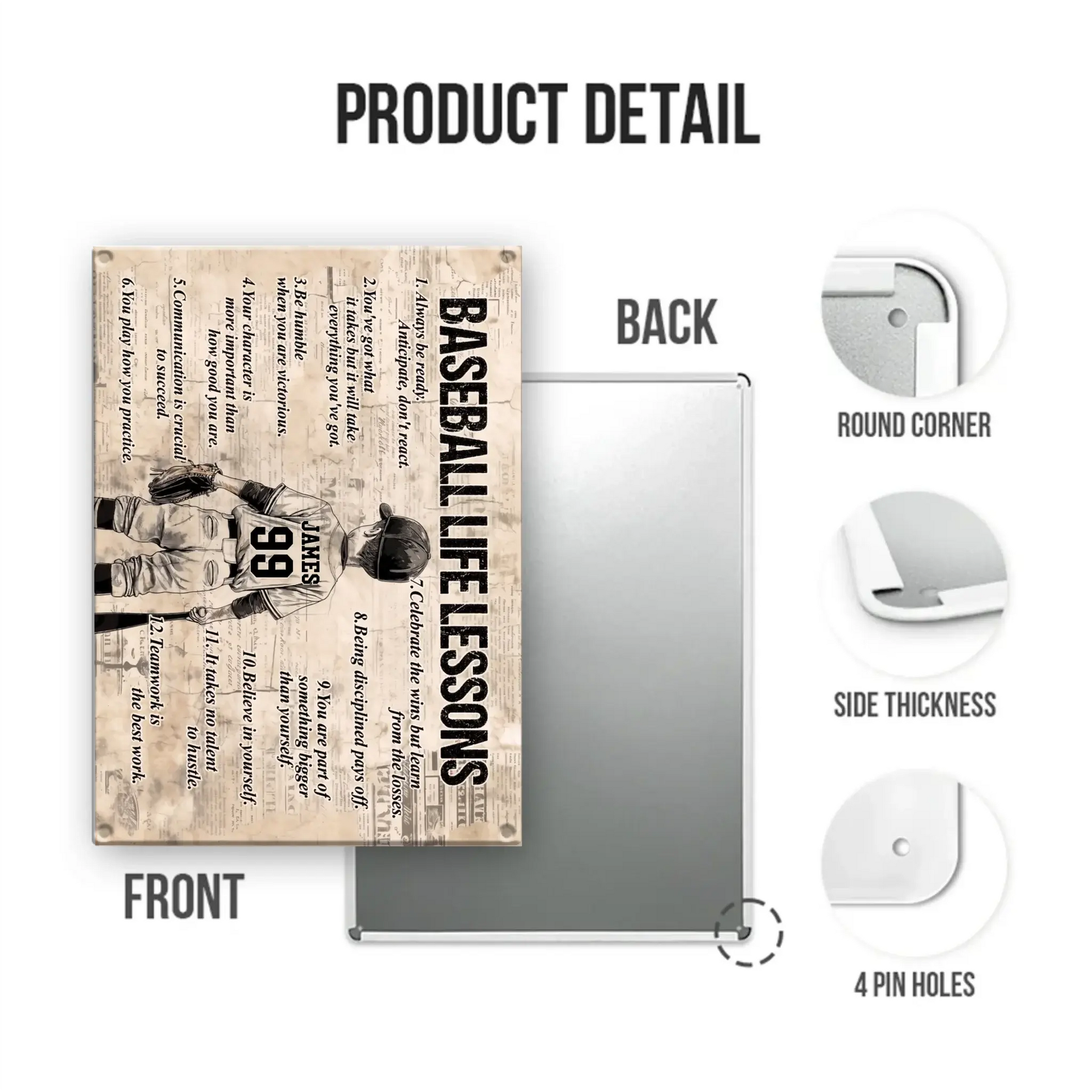 Mockup Metal Sign portrait 2