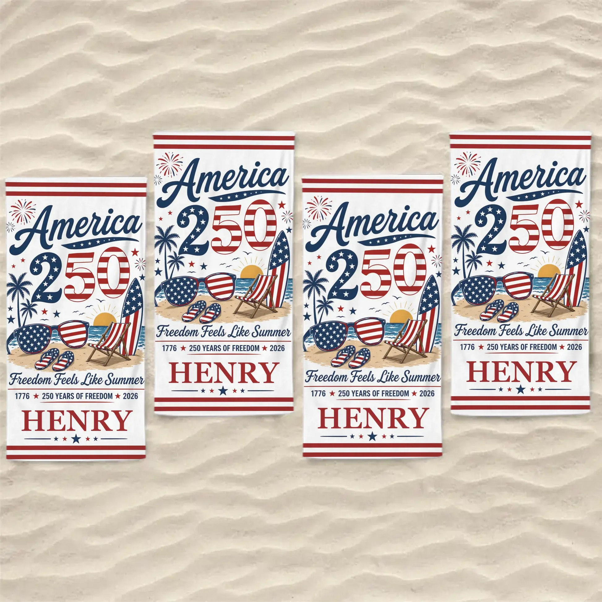 Beach Towel Bundle 4 Pcs