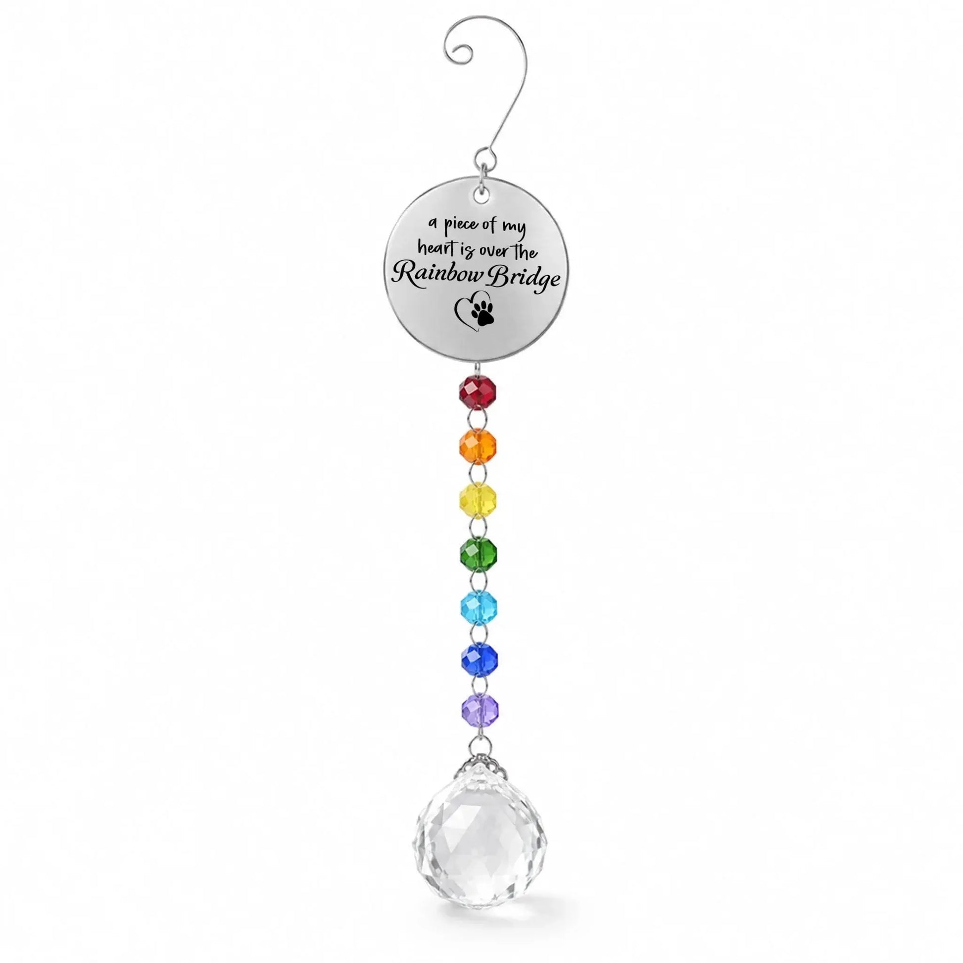 Rainbow Crystal Beaded Ornament