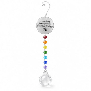 Rainbow Crystal Beaded Ornament