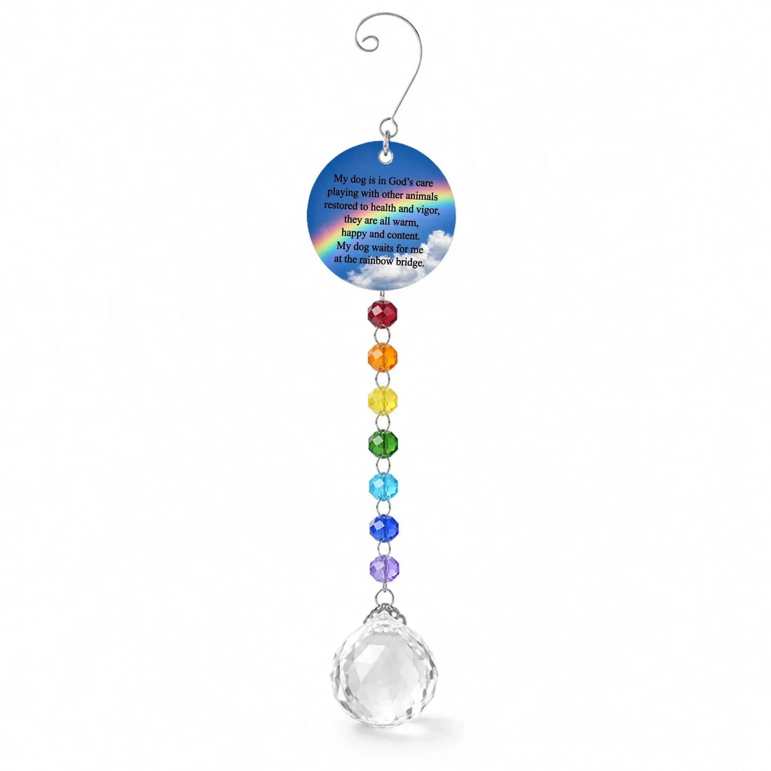 Rainbow Crystal Beaded Ornament