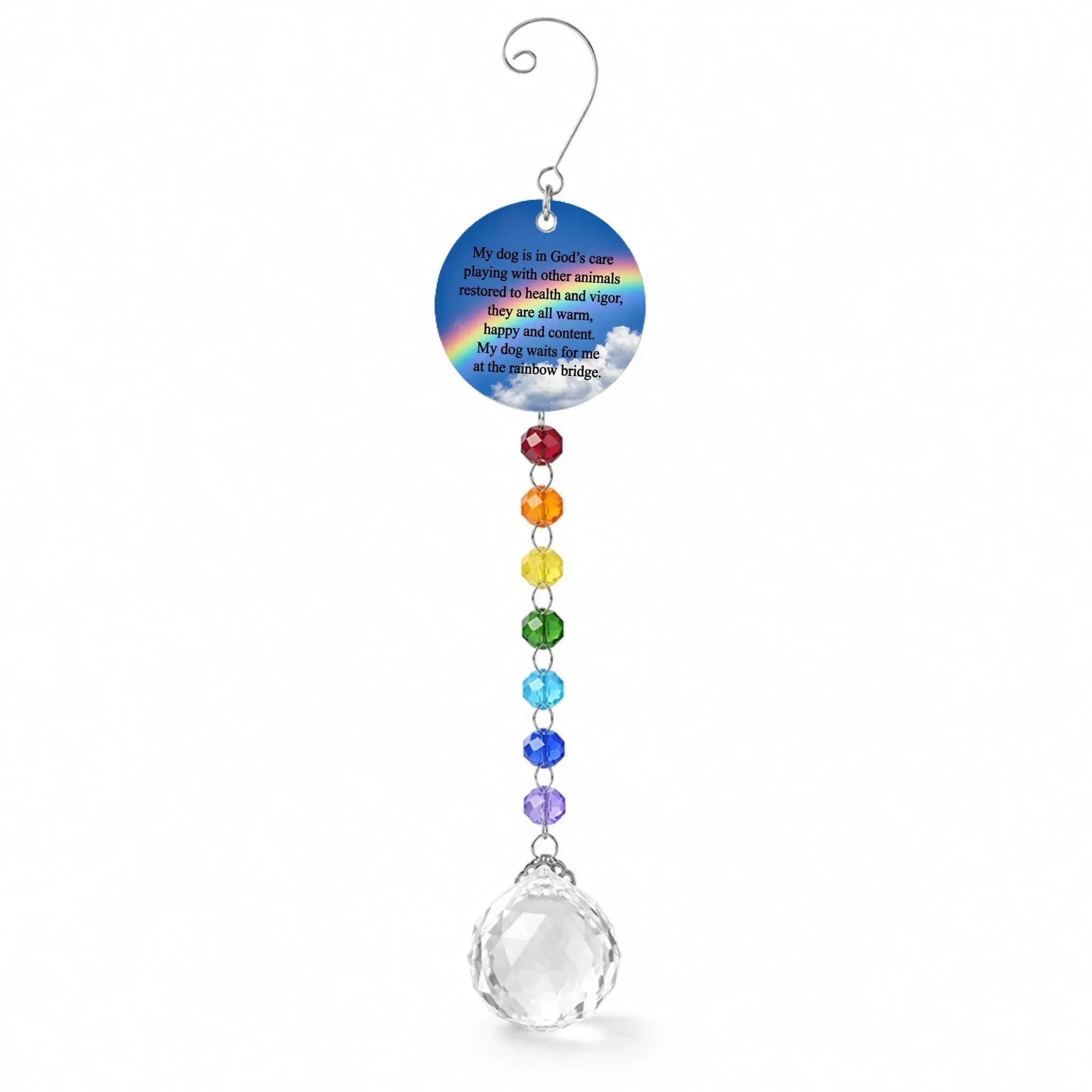 Rainbow Crystal Beaded Ornament