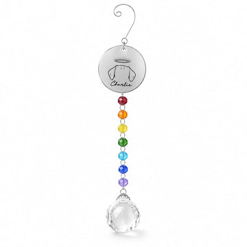 Rainbow Crystal Beaded Ornament