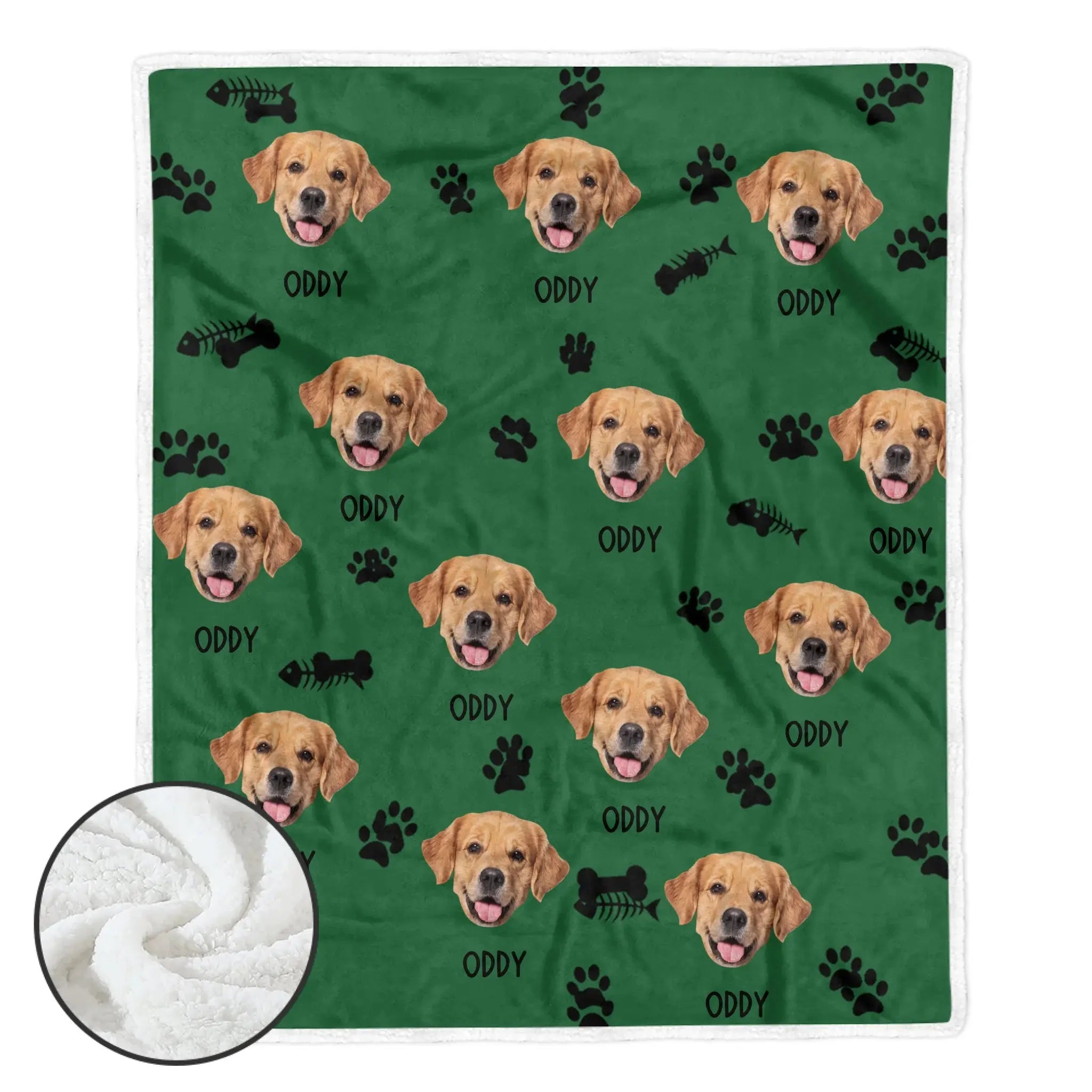 Duconspace Velvet Blanket On White Background