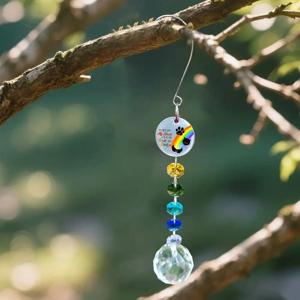 A Piece of My Heart is at the Rainbow Bridge - Pet Memorial Gift Duconspace