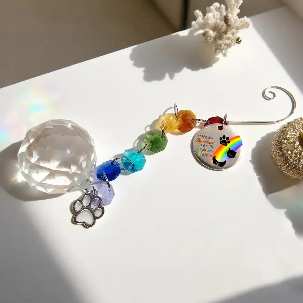 A Piece of My Heart is at the Rainbow Bridge - Pet Memorial Gift Duconspace
