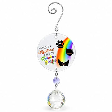 A Piece of My Heart is at the Rainbow Bridge - Pet Memorial Gift Duconspace