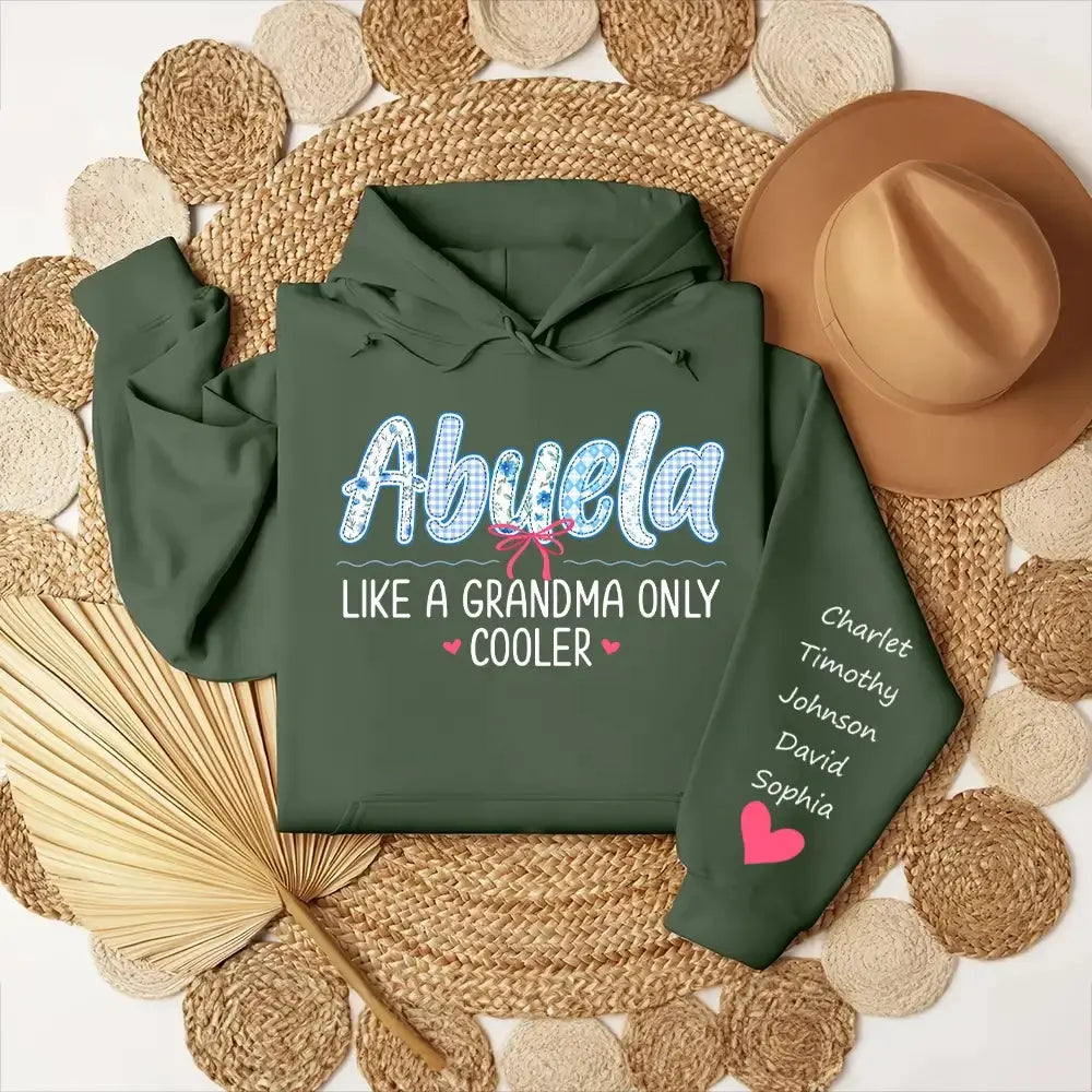 Abuela Like a Grandma Only Cooler - Personalized Gift for Grandma Duconspace