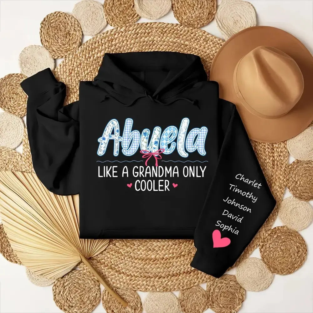 Abuela Like a Grandma Only Cooler - Personalized Gift for Grandma Duconspace