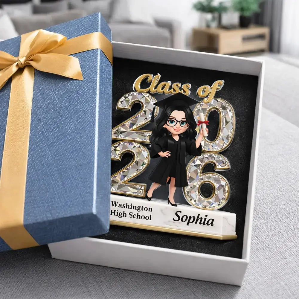 Acrylic Plaque Class of 2026  - Personalized Gift for Son, Daughter Duconspace