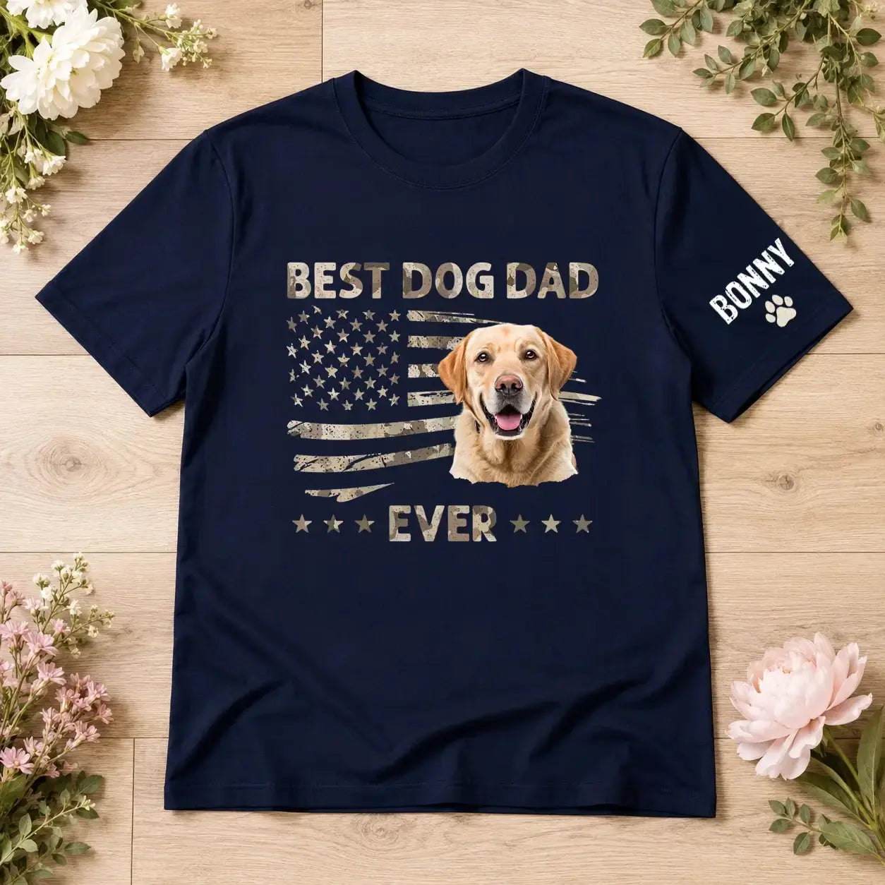 America 250th Anniversary Shirt - Perosnalized Gift for Pet Dad Duconspace