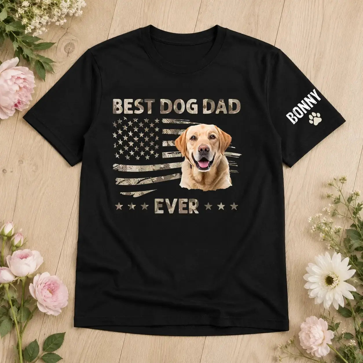 America 250th Anniversary Shirt - Perosnalized Gift for Pet Dad Duconspace