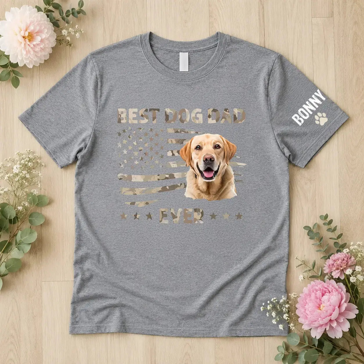 America 250th Anniversary Shirt - Perosnalized Gift for Pet Dad Duconspace