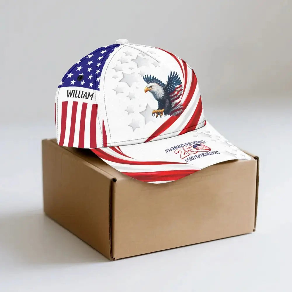 America 250th Anniversary US Pride Patriotic Eagle Classic Cap Duconspace