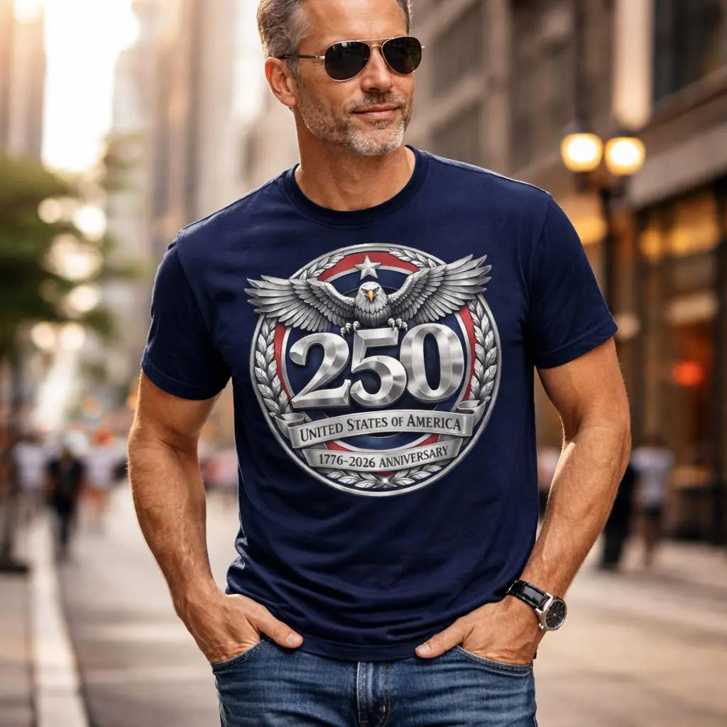 American 250 Anniversary USA Eagle Vintage Shirt Duconspace