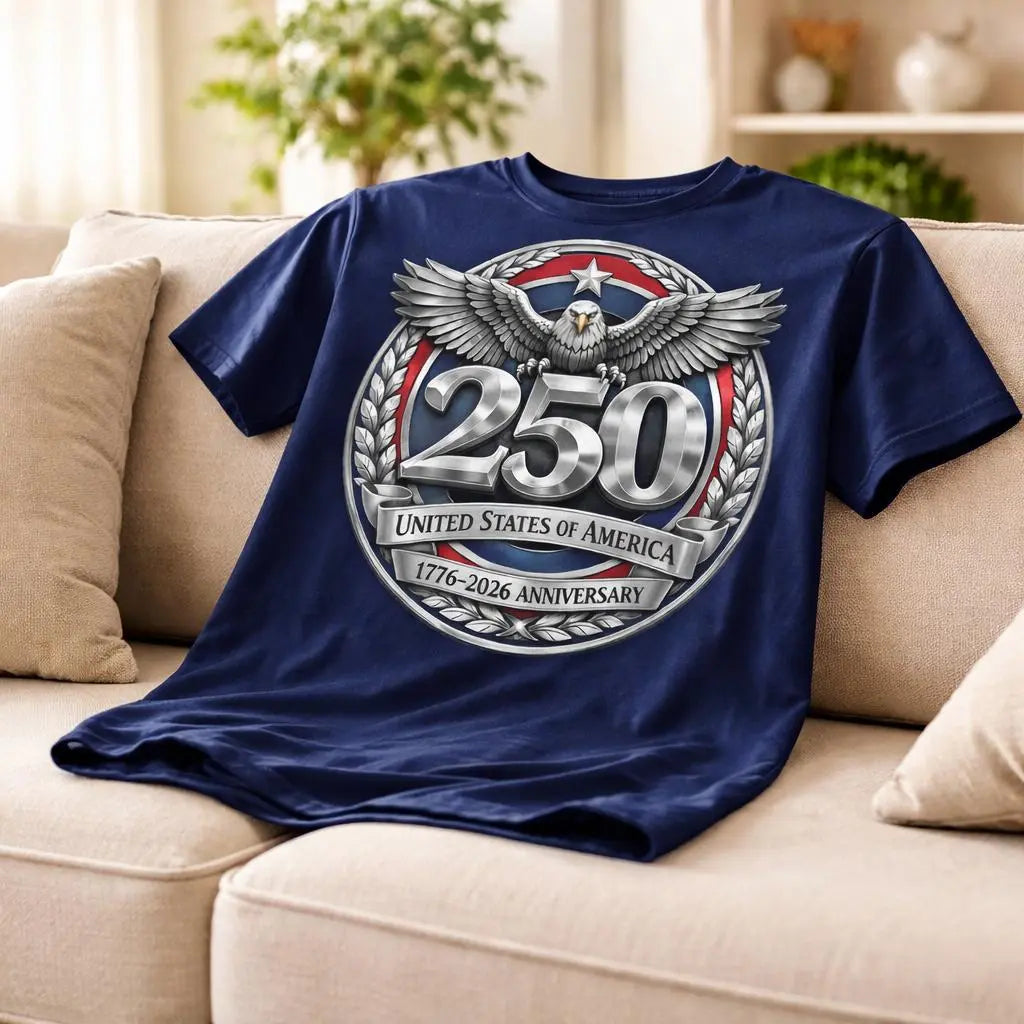 American 250 Anniversary USA Eagle Vintage Shirt Duconspace