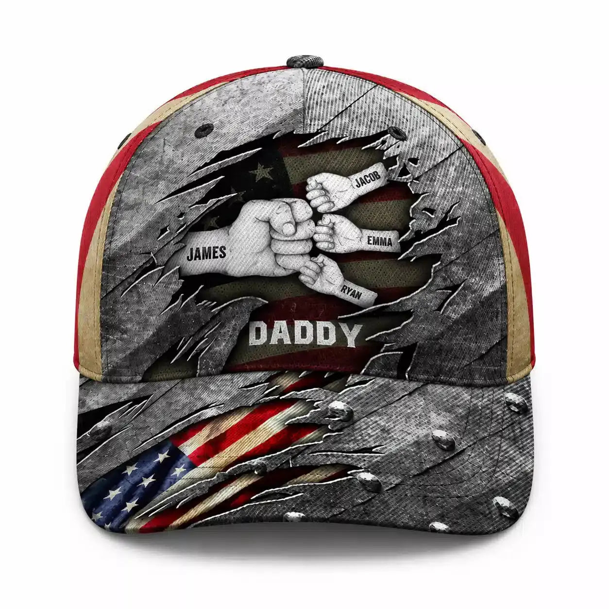 American Grandpa Classic Cap, Custom Gifts for Grandpa Bump Duconspace