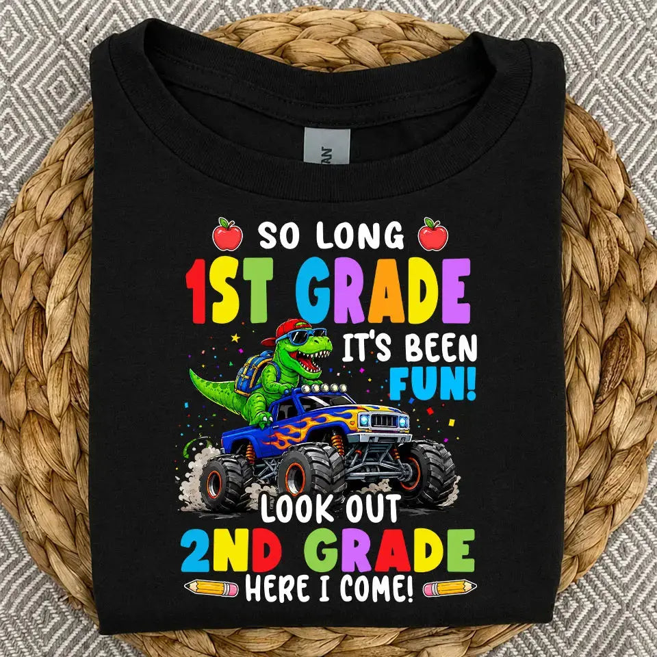 Back To School Custom Dino T-Shirt For Kids Duconspace