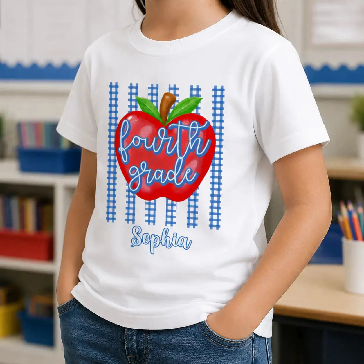 Back To School- Custom Youth T-Shirt With Name Duconspace