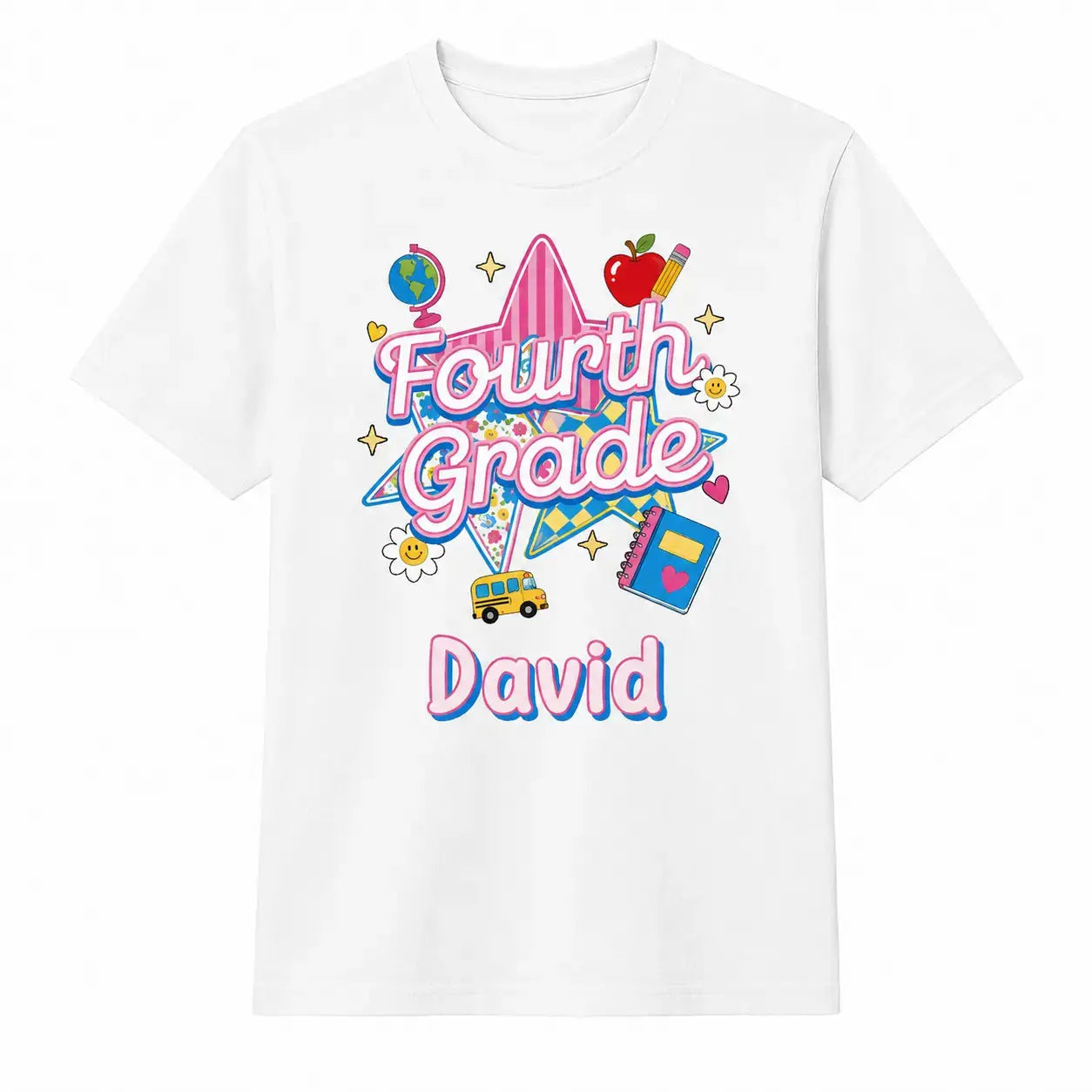 Back To School- Personalized Tee With Name For Kid Duconspace