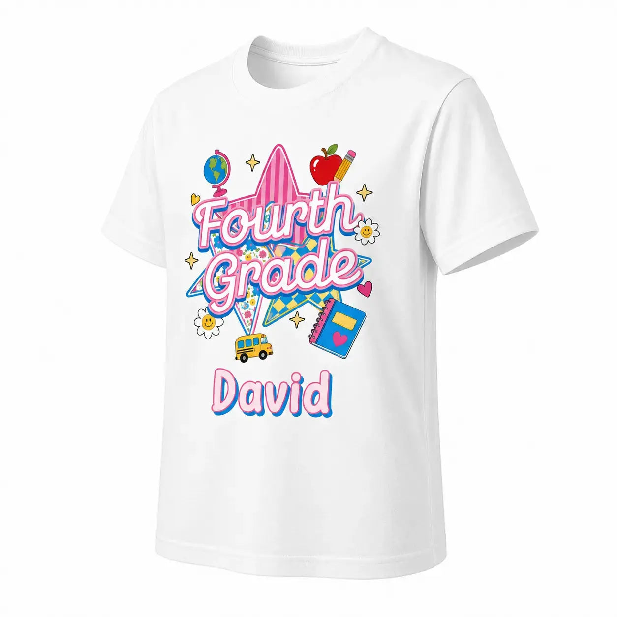 Back To School- Personalized Tee With Name For Kid Duconspace