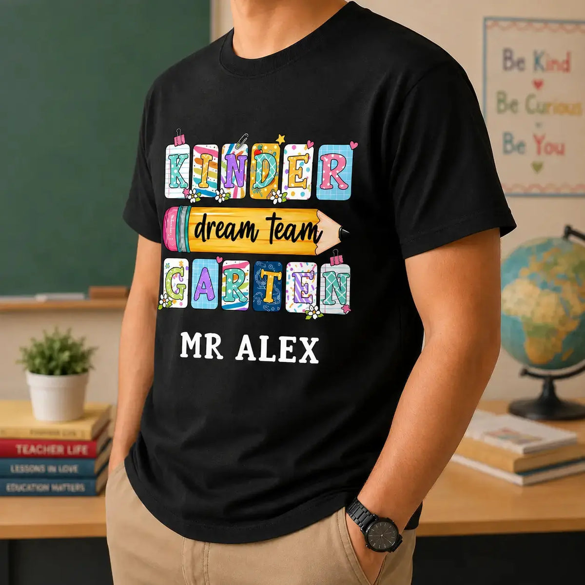 Back To School Shirt-Custom Grade & Name For Teacher and Kids Duconspace
