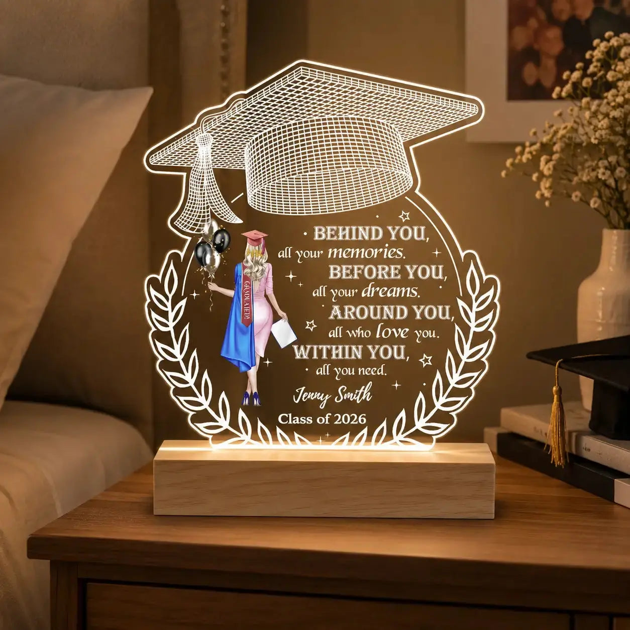 Behind You All Your Memories - Personalized Gift for Graduation Duconspace