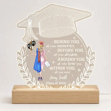 Behind You All Your Memories - Personalized Gift for Graduation Duconspace