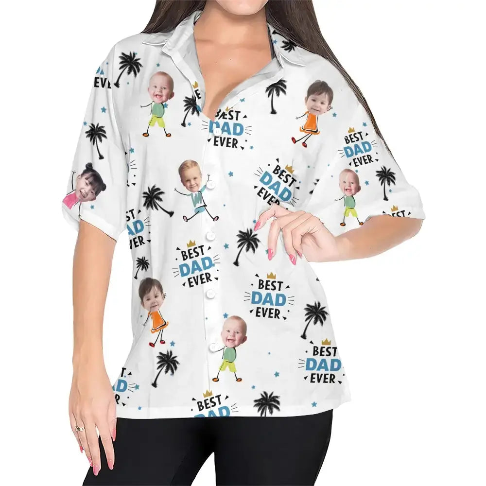 Best Dad Ever Coconut Palm - Personalized Shirt for Dad Duconspace